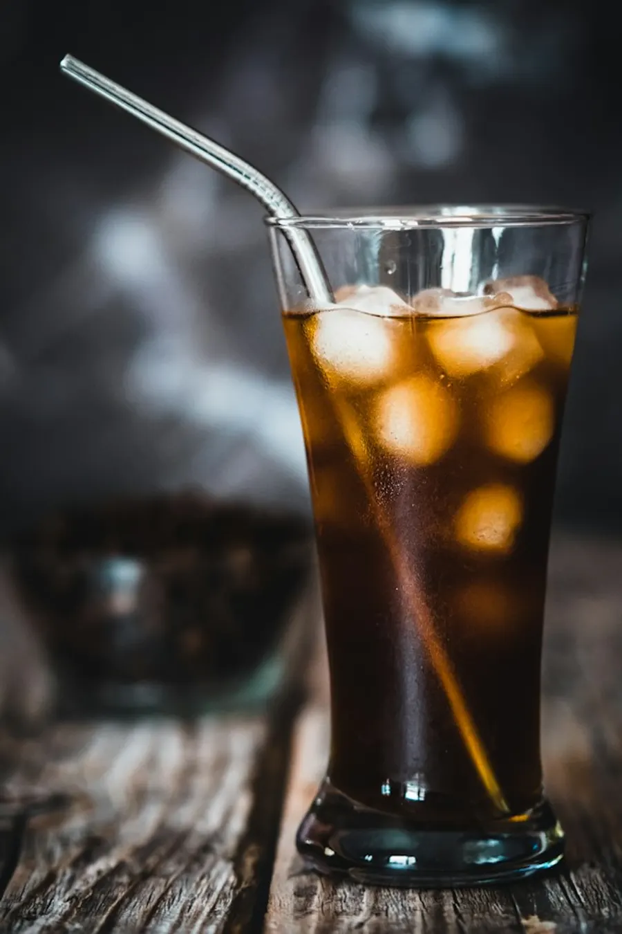 Cold drinks with ice.